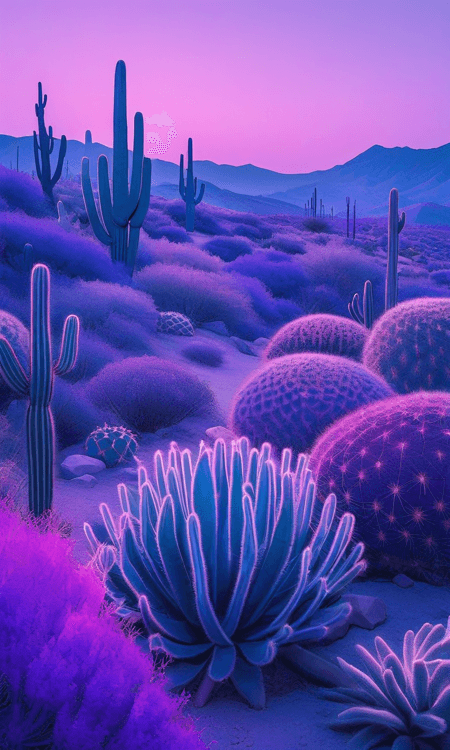 Purple & Blue - Image 1