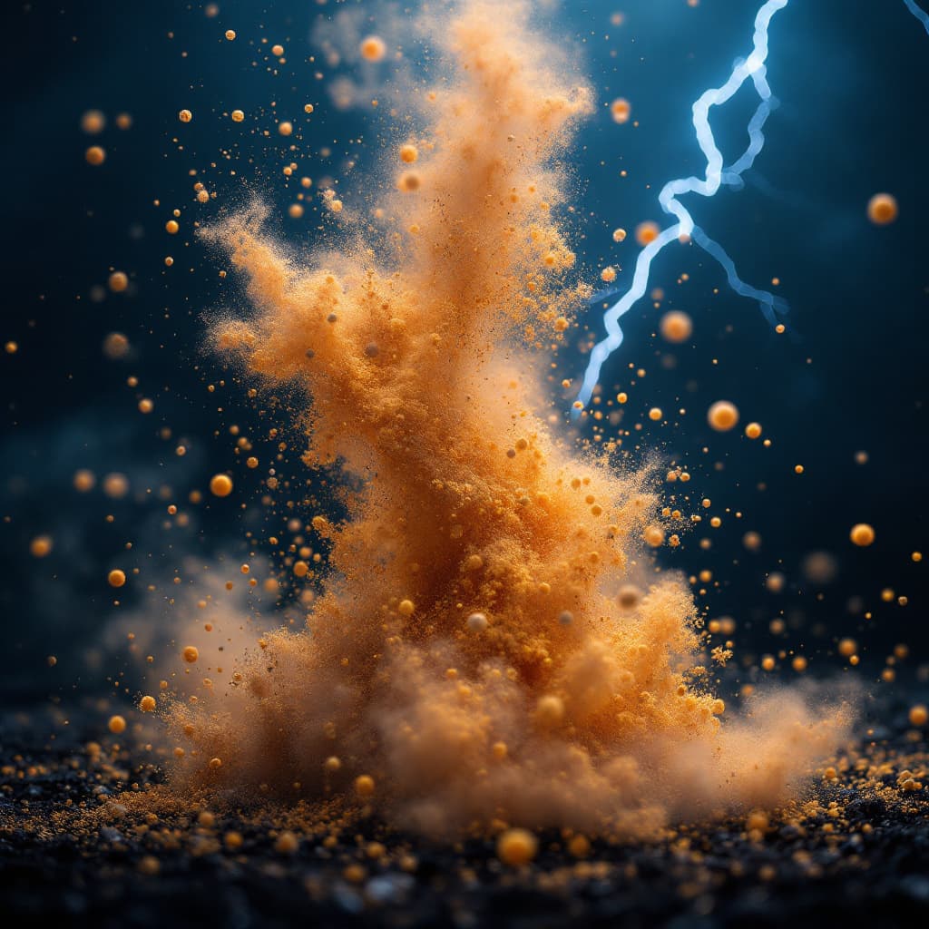 AI generated: generate a unique image, Witch, KIRLIAN PHOTOGRAPHY floating dust and pollen backlit by radiant ligh...