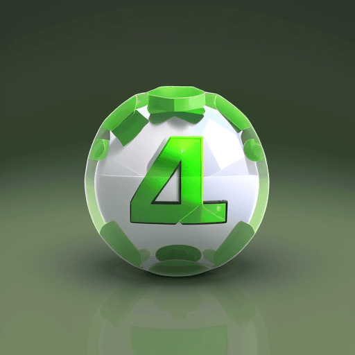 AI generated: White-green image, transparent background, similar to Super Mario, 32k, close-up, poltcount 3D Trend...