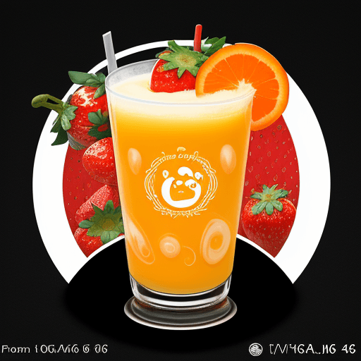AI generated:  "MORNA" . Food and drink logo , 3DLogo design,Leave the logo name blank. background is  flower and ...