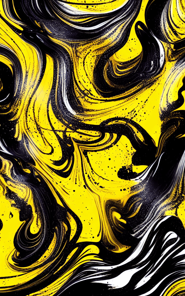 AI generated: swirling cascading, ink in water, paint mixing with oil, trending on binance graphic design --upbeta