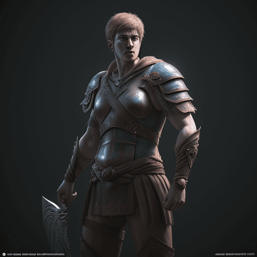 AI generated:  a deep relief photorealistic comic illustration of an Elvin Warrior Unreal Engine 5, hyper realism,...