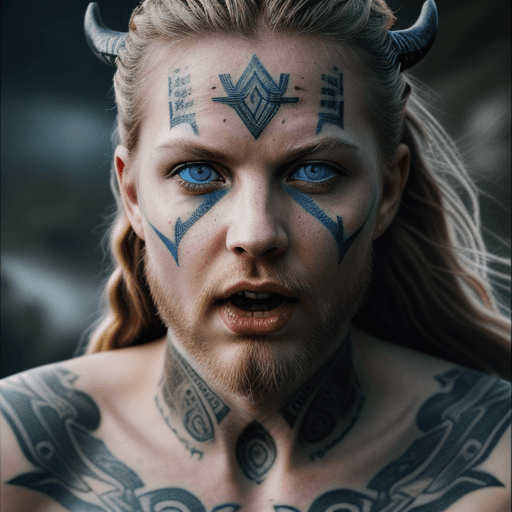 AI generated: close up photography, blue eyes, dramatic and stunning award winning photo, dramatic linear delicacy...