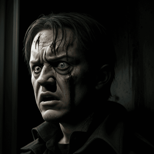 AI generated:  saw movie terror realistic