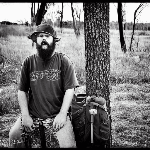 AI generated: Photography of a redneck, highly detailed, with his name overimpressed