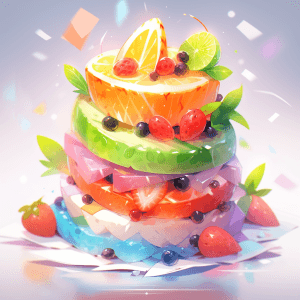 AI generated: An icon design, 3D, food icon, delicious, appetizing light, mouthwatering feeling, vibrant colors, e...