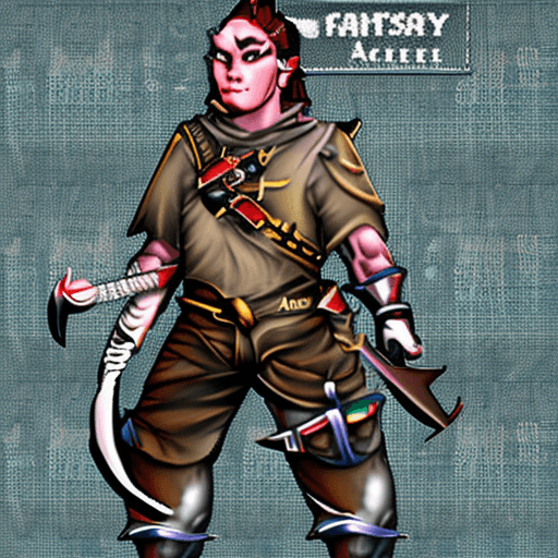 AI generated: Fantasy Ranger Archer Human Wolfcut 
