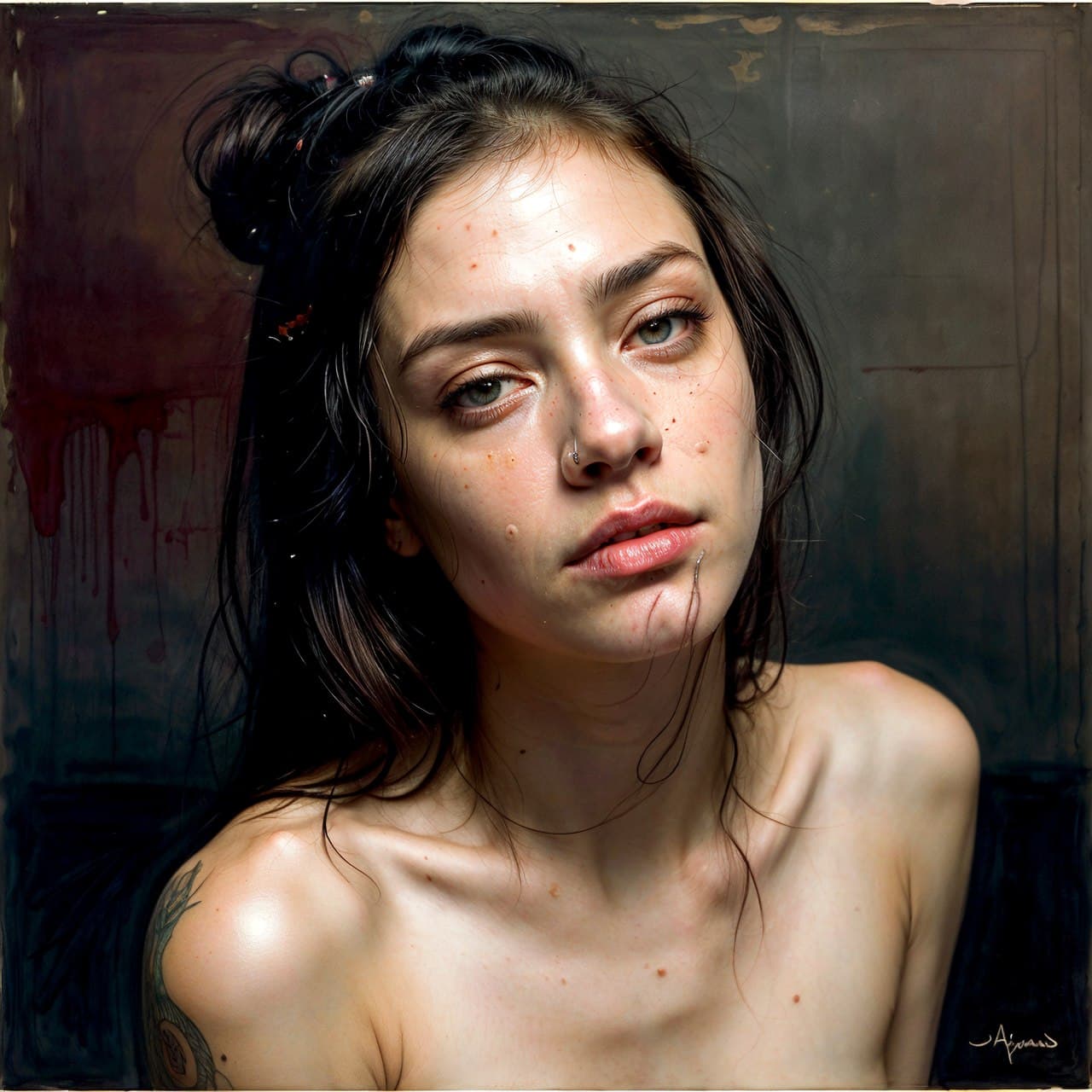 AI generated: epic realistic, there is ugliness in beauty, but there is also beauty in ugliness. in the style of a...