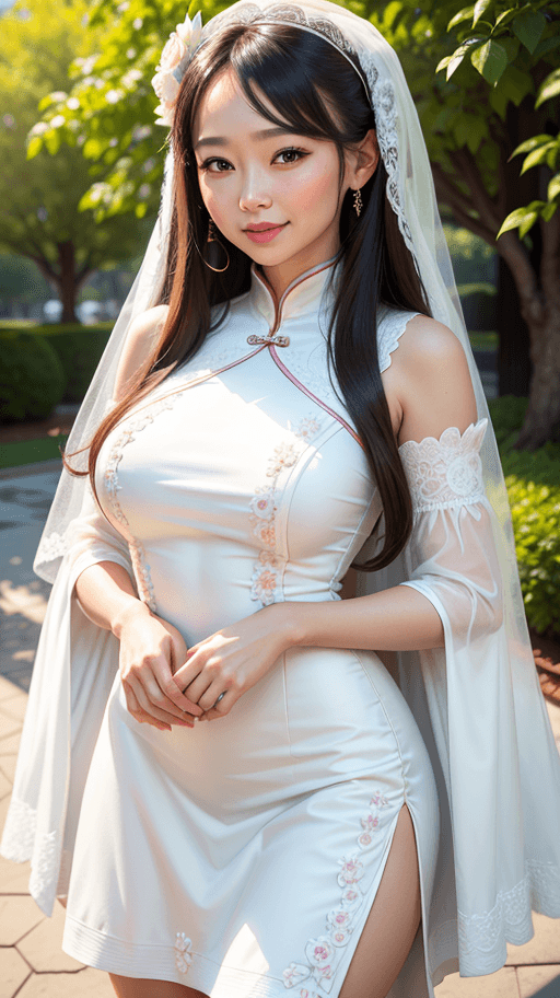 AI generated: (masterpiece, best quality:1.3), ((with professional makeup)), (natural breasts), ((a beautiful youn...