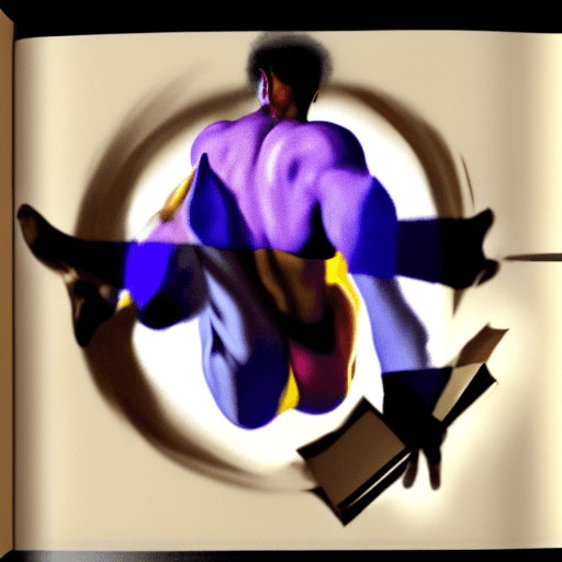 AI generated: man drowing in million dollars, 2k