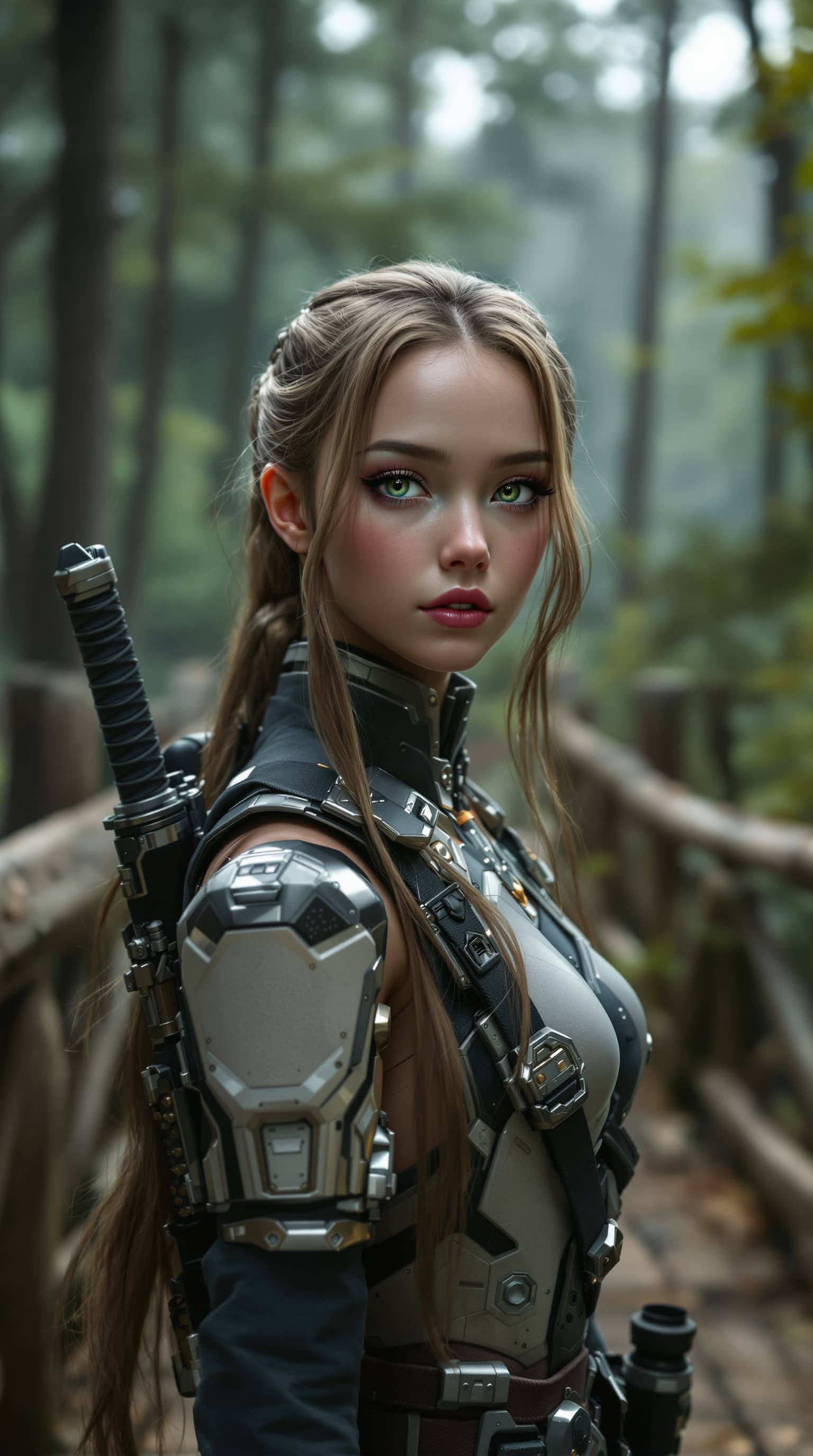 AI generated: A professional photograph showcasing the most beautiful sixth-grade girl in the world, depicted as a...
