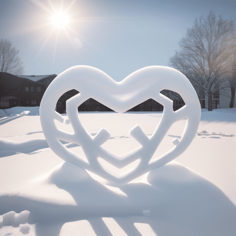 AI generated: (hyperrealism : 1. 4), (award winning: 1. 4) (masterpiece photo: 1. 4) BREAK  winter, snow, sun, col...