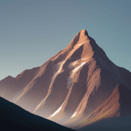 AI generated: human mountain
