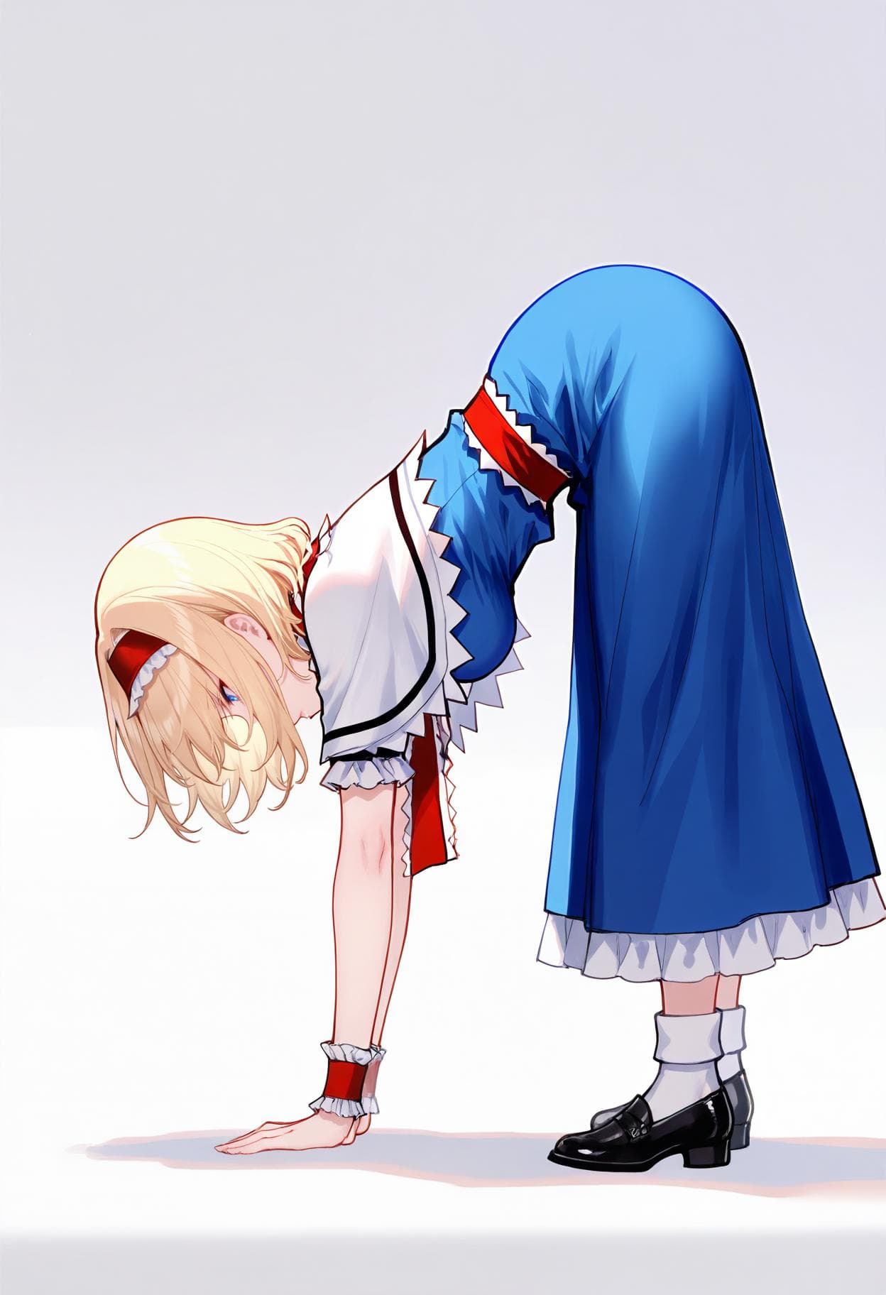 [pose]downward dog pose from side/ 下犬式 姿势 侧面 ILL & Pony