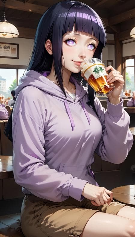 Unfazed Drinking Poses