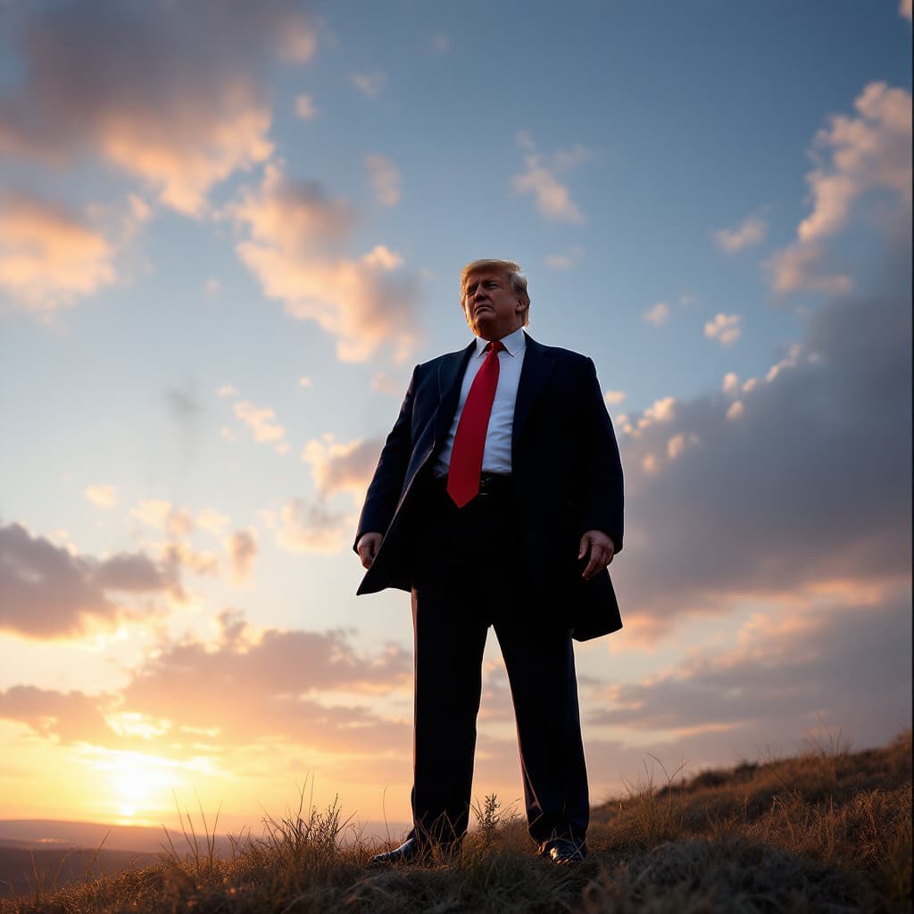 AI generated: donald trump photography