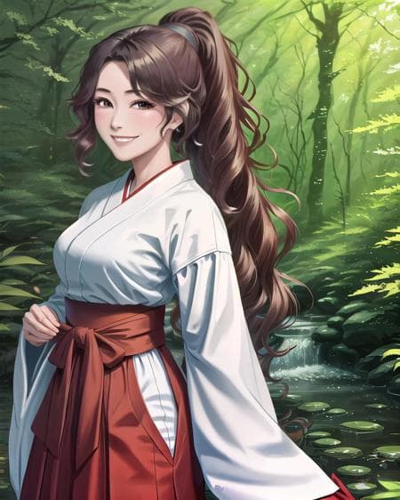Miko Shrine Maiden Clothes