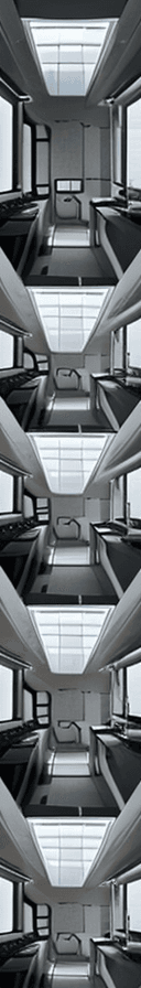 AI generated: a futuristic home , spaceship design,beautiful interior , high end design