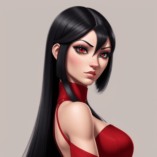 AI generated: Genérate a human female avatar with latín features, the avatar should have large eres with long eyel...