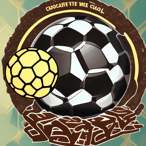 AI generated: Creat logo about mix between soccer and chocolate for a youtube profile photo