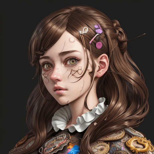 AI generated: GGAS_Kobeni, <lora:GGAS_Kobeni:0.8>,hairclip,brown hair, illustration, masterpiece, best quality, ul...