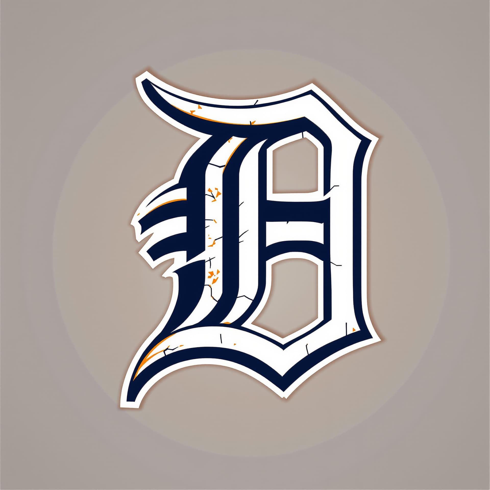 AI generated: Design a new logo of Detroit tigers using modern and throwback influences, using ultra realistic det...