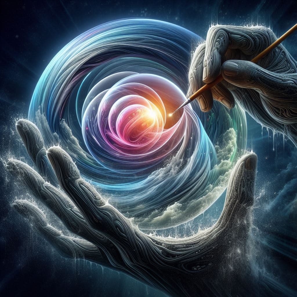 AI generated: Creation, stabilisation and manipulation of a warp bubble