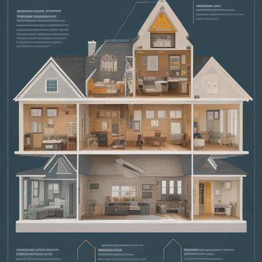 AI generated: Popular Mechanics Magazine style informative visual poster featuring the evolution of the home purch...