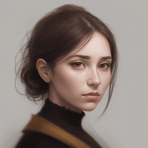 AI generated: Woman Portrait Art