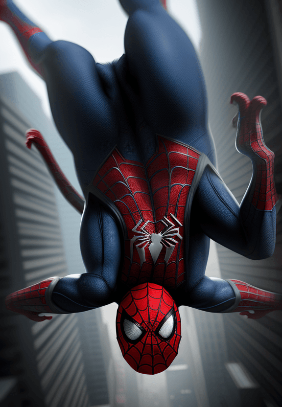 AI generated: spiderman-cat, hyper detalic, cinematic, animation, 8k