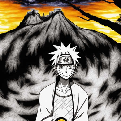AI generated: - Artistic Image: Type of Image: Manga Style, Subject Description: Within the world of "Naruto's" or...