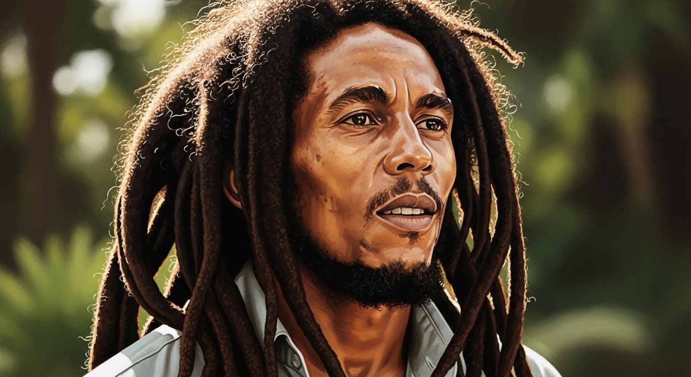 AI generated: Bob marley