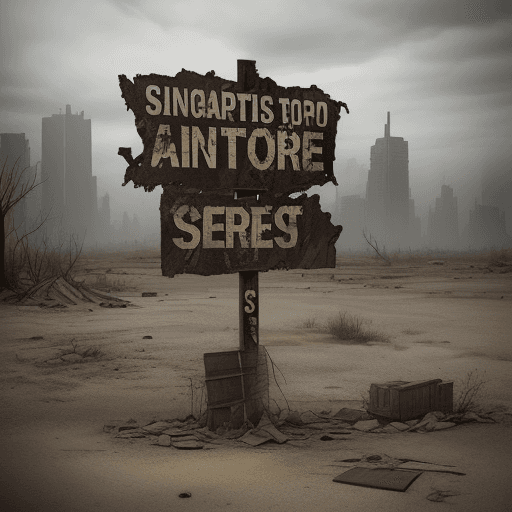 AI generated: Create a weathered post apocalyptic sign with the text "Abandoned Site"