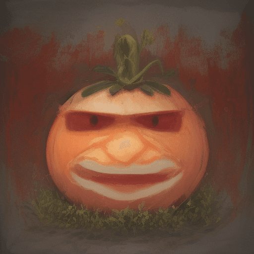AI generated: Angry tomato

