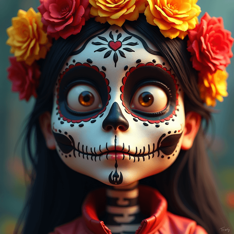AI generated: day of the dead
