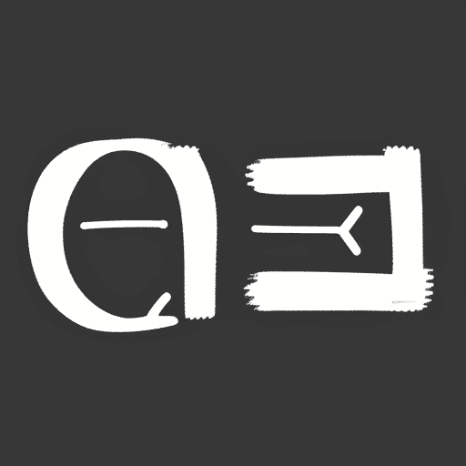 AI generated: a simple logo of the letters F and F side by side , simple , just m and o