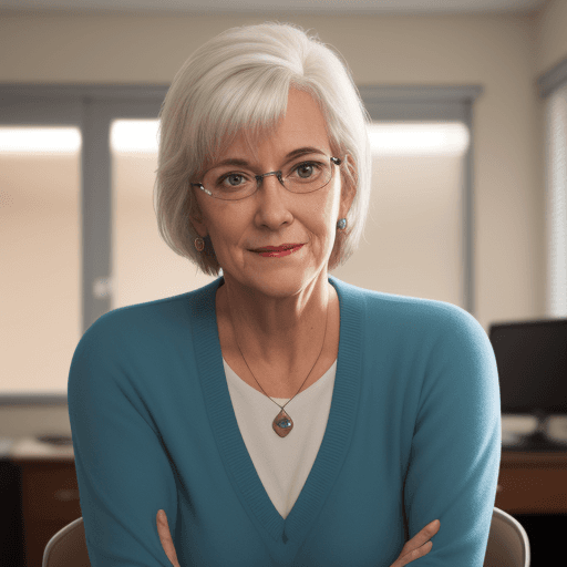 AI generated: a senior counselor