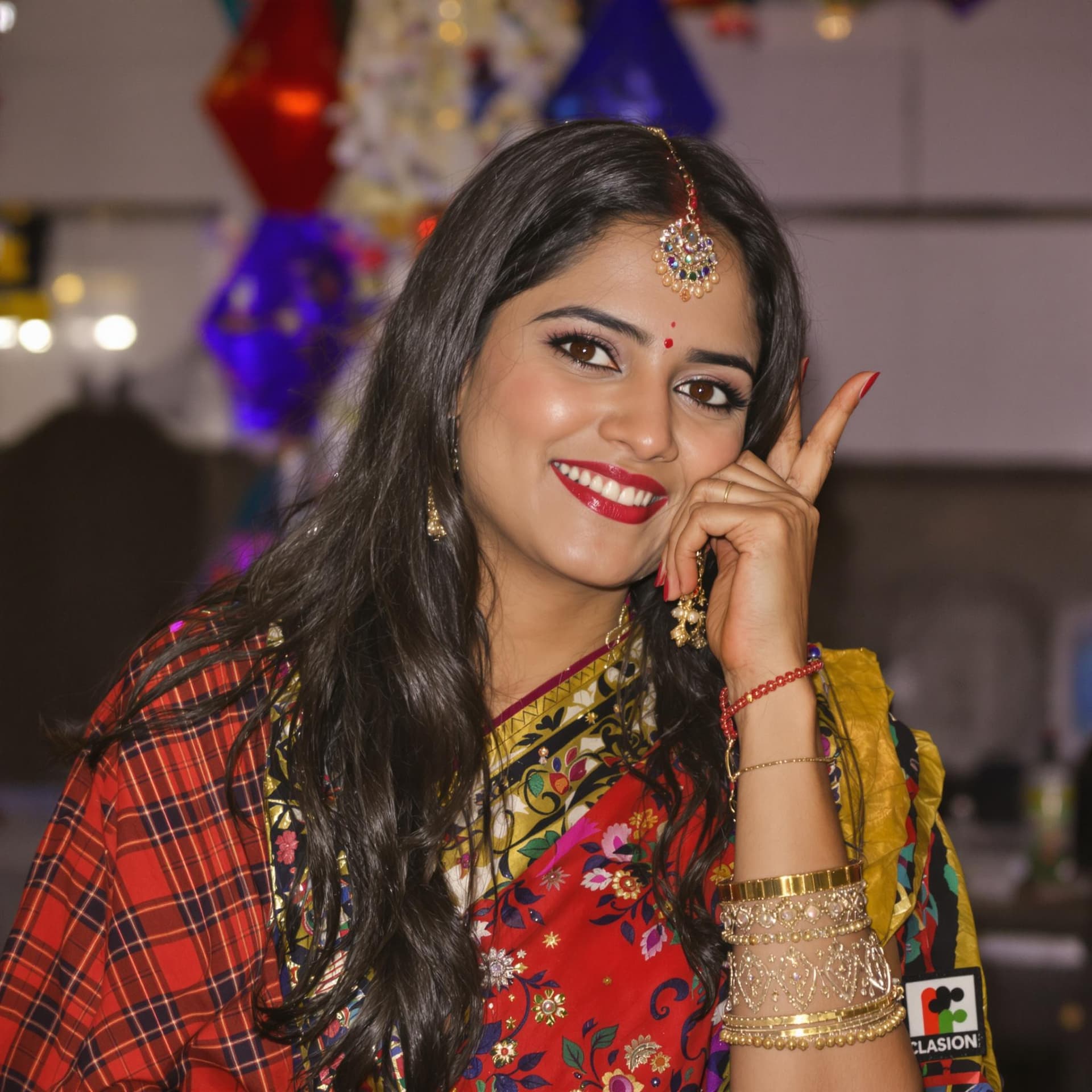 AI generated: indian modern girl photography