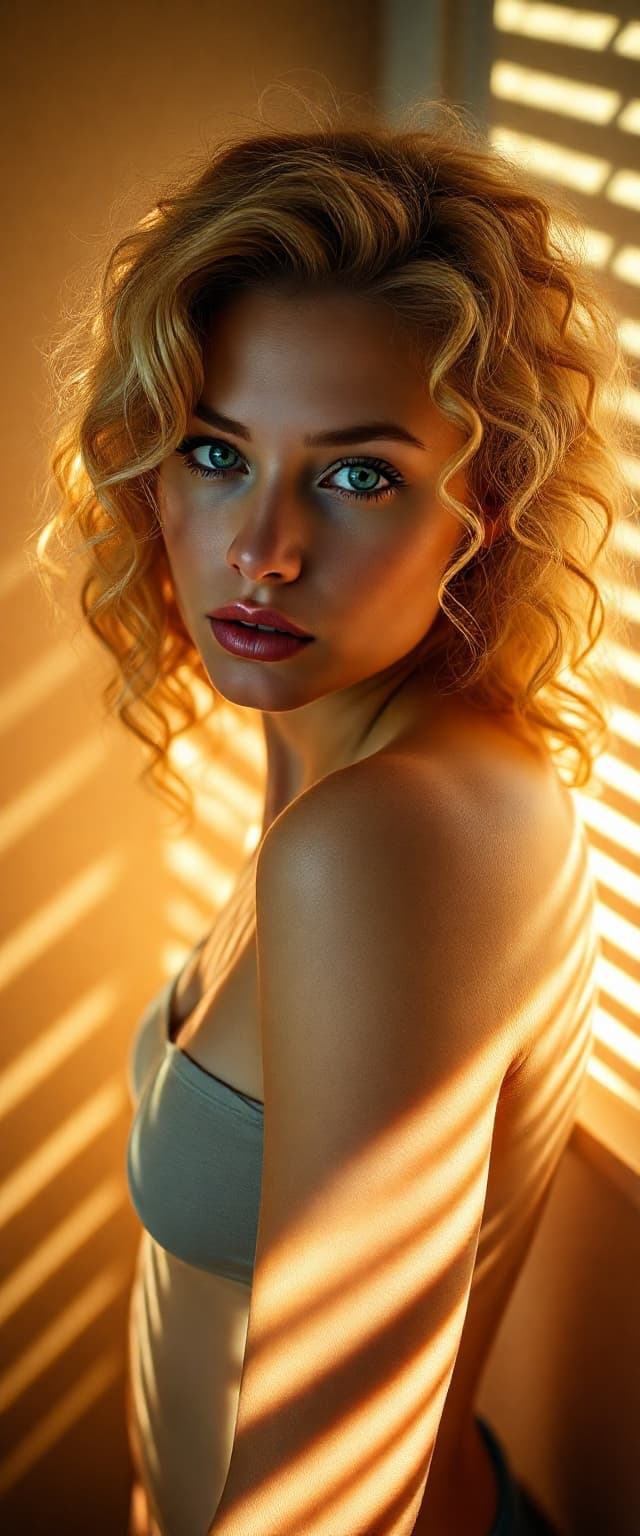 AI generated: "High resolution full body portrait photograph, Sony A1 50.1MP, 26mm prime lens. Slender supermodel,...
