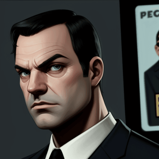 AI generated: the operative FBI from GTA
