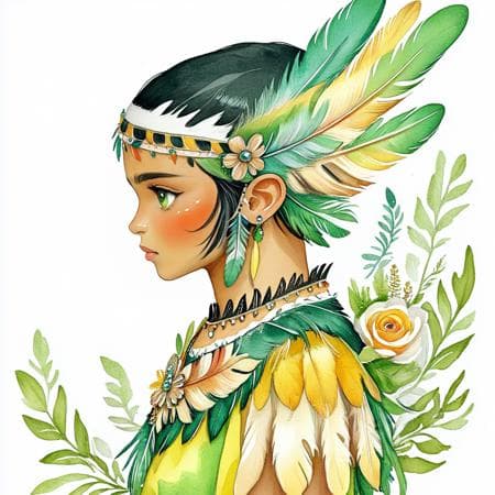 Soft Verdant Watercolor (SD1, SDXL, Pony, Flux)