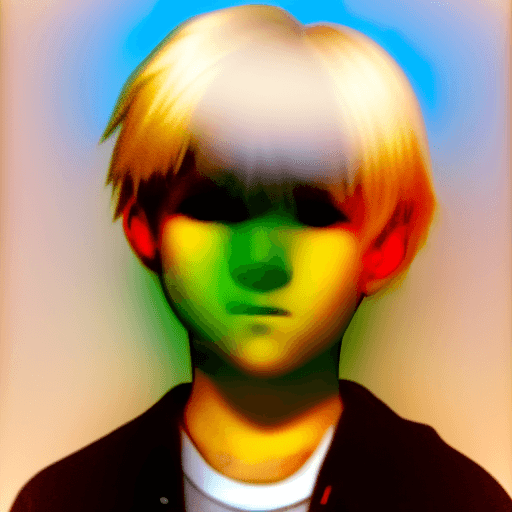 AI generated: middle school boy with dirty blonde hair 