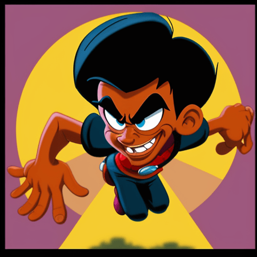 AI generated: Menace to society the Disney cartoon