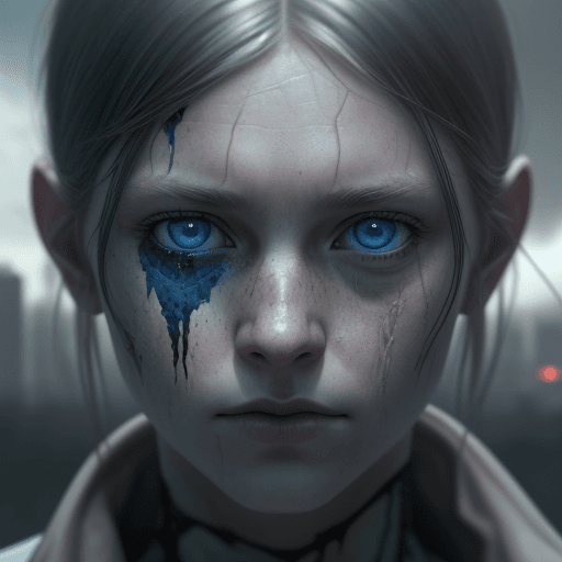 AI generated: A realistic photo of vengeful, human, Future, Outlook, fearless, photorealistic, ultra realistic, 32...