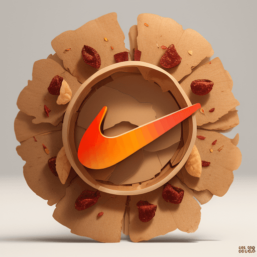 AI generated: 404 error made of dried fruit skins, 3d render, bright colours, clean composition, beautiful artwork...
