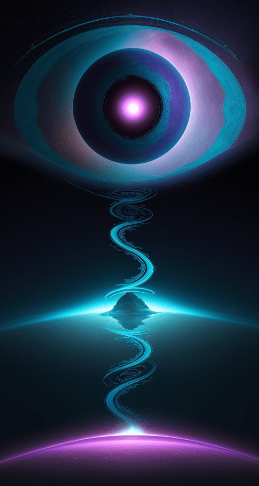 AI generated: Generate an image of a breathtaking science fiction landscape that stretches beyond imagination. The...