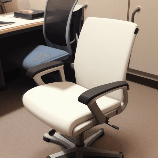 AI generated: Photo of a chair with a lot of useless features