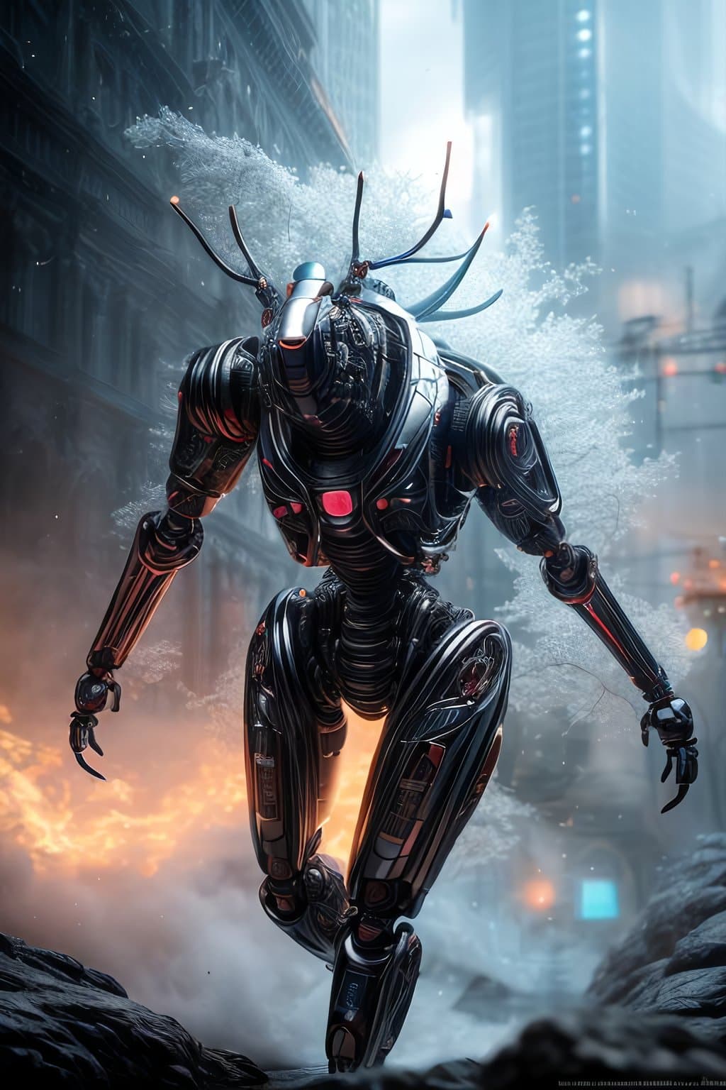 AI generated: anatomically correct unspeakable unimaginable robot creature, 4k, realistic, highest quality, redshi...