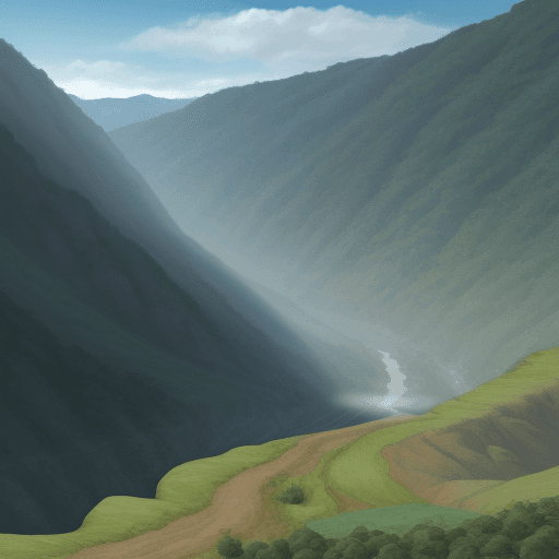 AI generated: Hyper realistic valley