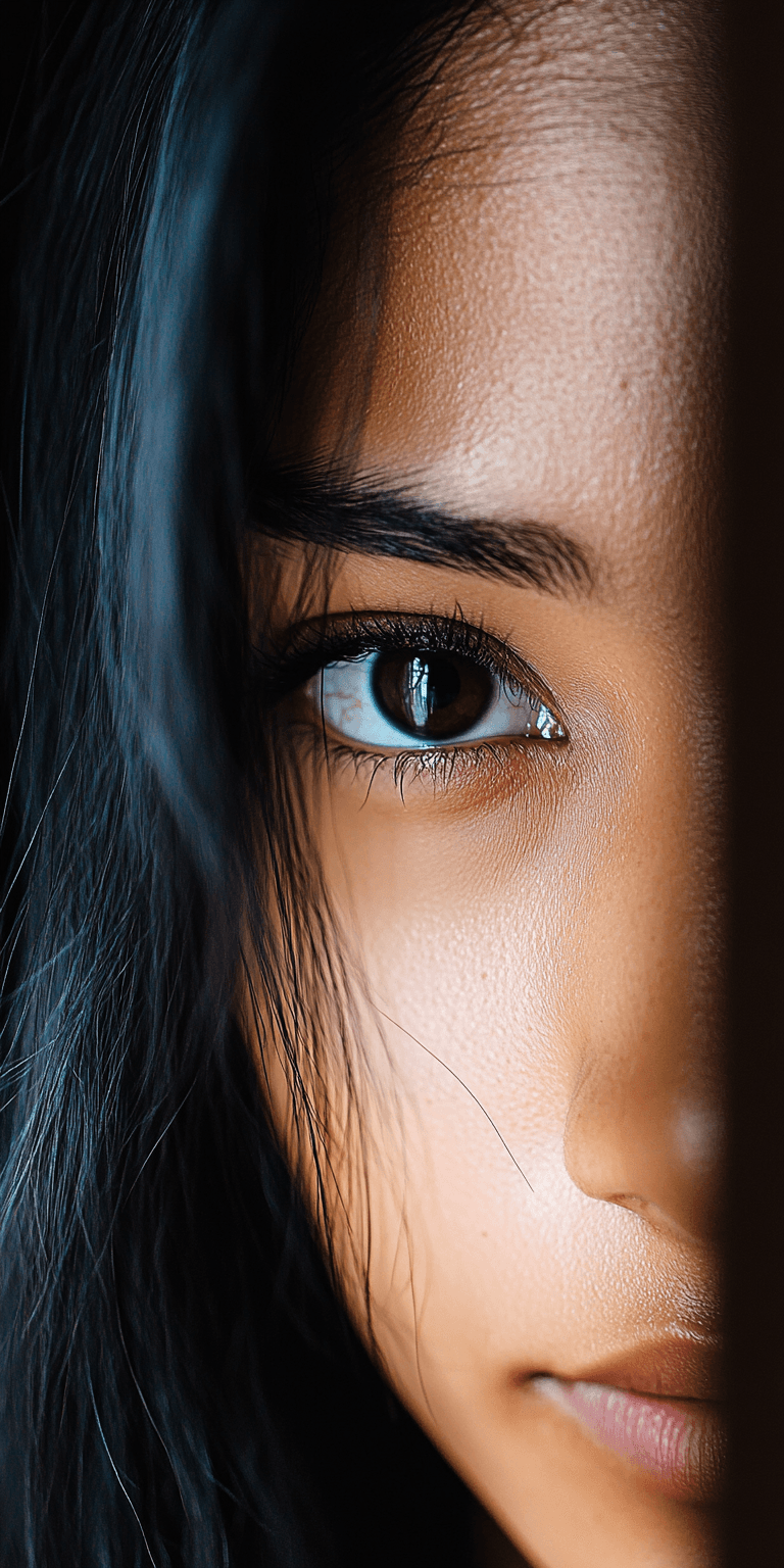 AI generated: close-up of a stunning fashion model, ultra-realistic portrait, shot on a Sony A7III, high quality -...